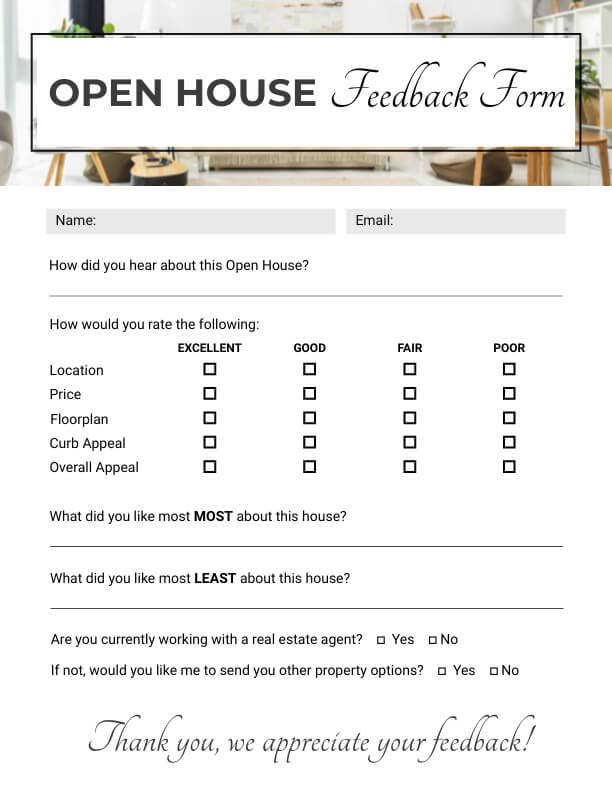 Open House Feedback Agentbydesign